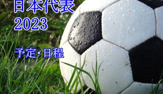 サッカー日本代表2023年の予定・試合日程まとめ！一覧